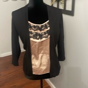 August Silk Cardigan/Blouse Medium